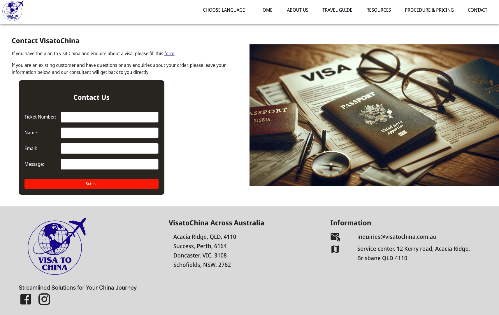 Visa Portal screenshot 4